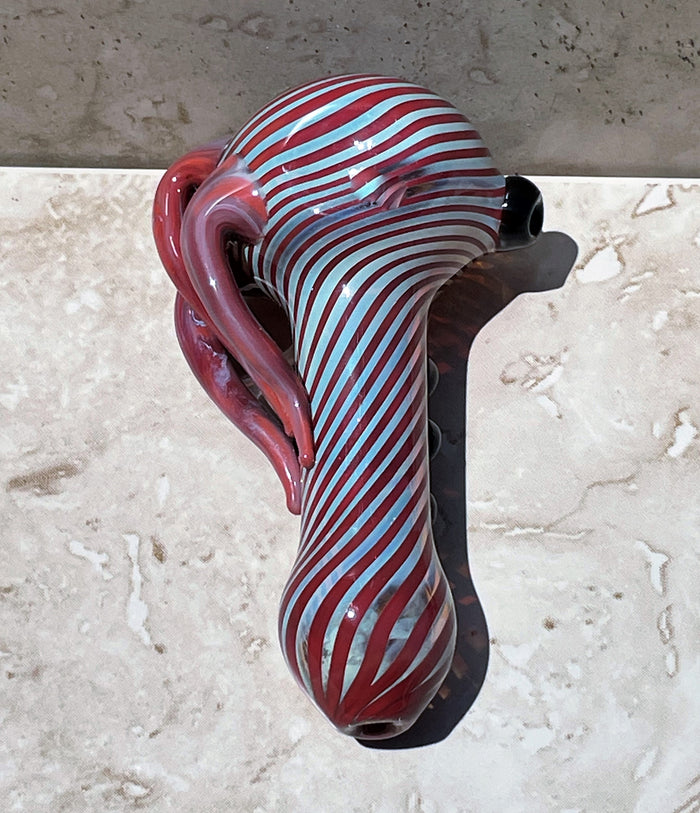 Collectible Thick Glass Best 5" hand Spoon Bowl Pipe Unique Design
