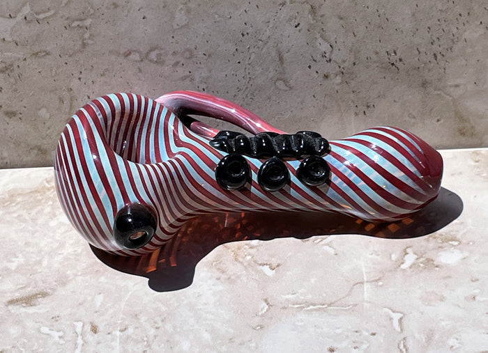 Collectible Thick Glass Best 5" hand Spoon Bowl Pipe Unique Design