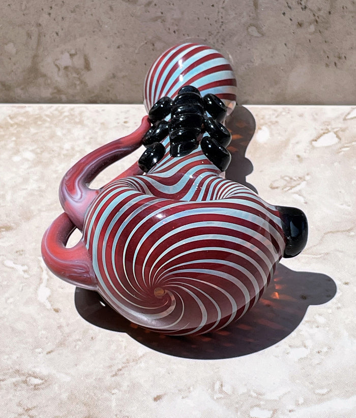 Collectible Thick Glass Best 5" hand Spoon Bowl Pipe Unique Design