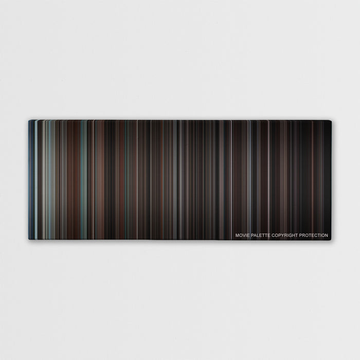 Devil color palette canvas print: thousands of thin vertical stripes of color