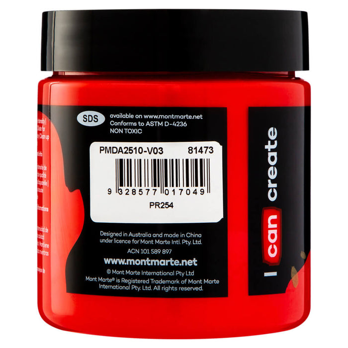 Dimension Acrylic Premium 250ml (8.5 US fl.oz) - Brilliant Red