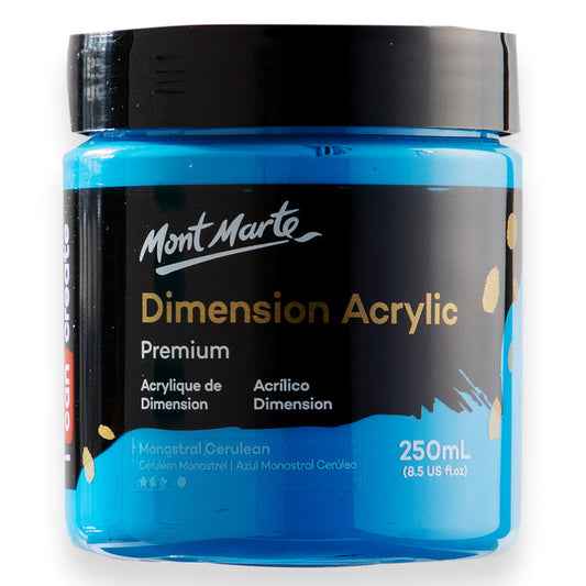 Dimension Acrylic Premium 250ml (8.5 US fl.oz) - Monastral Cerulean