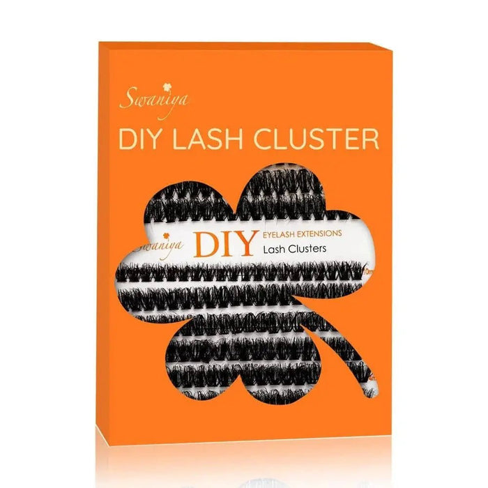 DIY 5D Fluffy Lash Clusters 50D+60D D curl 10-16MIX| Swaniya Lashes