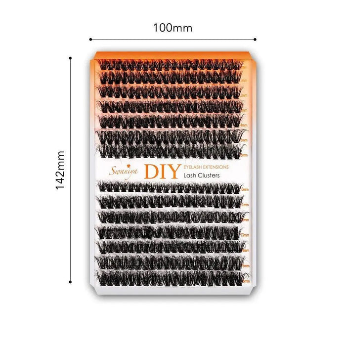 DIY 5D Fluffy Lash Clusters 50D+60D D curl 10-16MIX| Swaniya Lashes