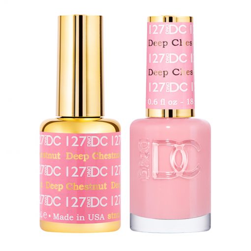 DND DC Gel Nail Polish Duo  127 - Deep Chestnut