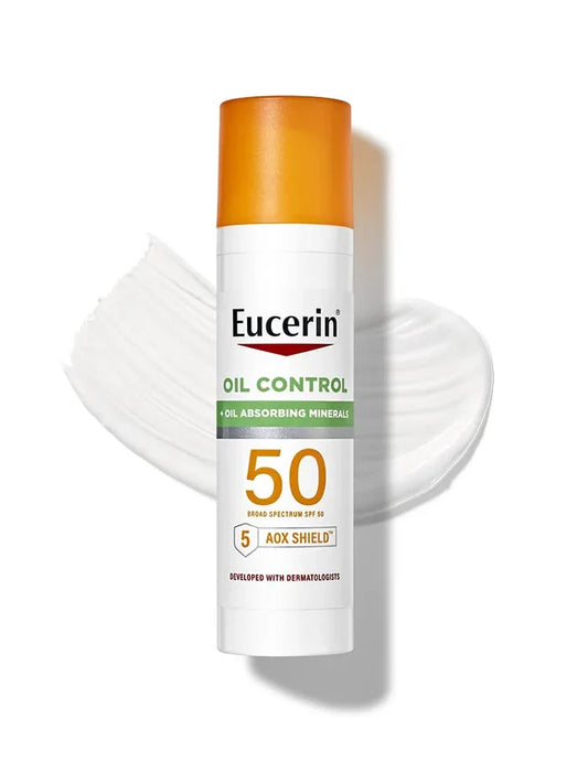 Eucerin oil control + absorbing oils light weight sun lotion for face لوشن الحماية من الشمس من يوسيرين