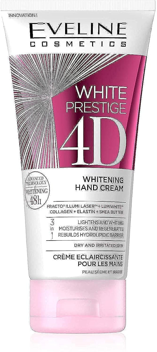 Eveline white prestige 4d whitening hand cream كريم اليدين للتفتيح من ايفلين
