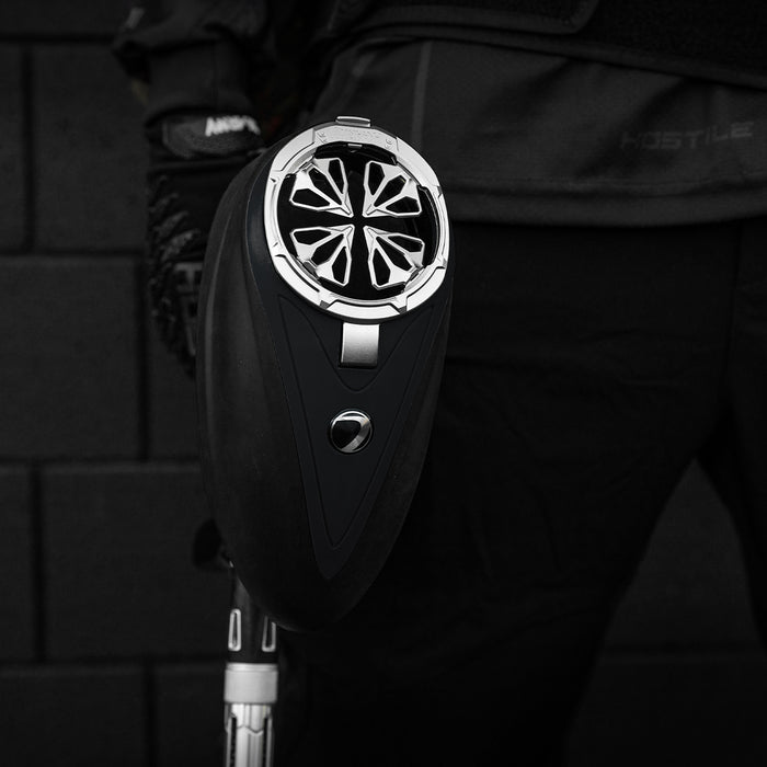 EVO "Rotor LTR" Metal Speed Feed - Silver