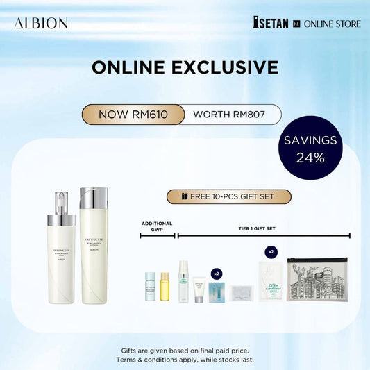 Exclusive Bundle : Infinesse Pump Matrix Milk 200g & Lotion 200ml (Gift worth RM197)