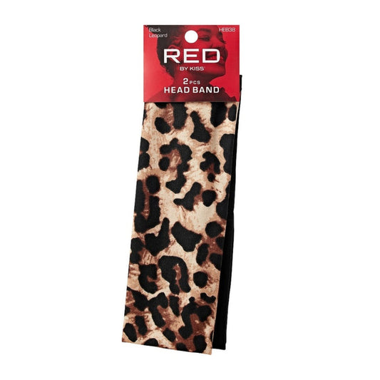 Headband 2pcs [Black & Leopard] #HEB38