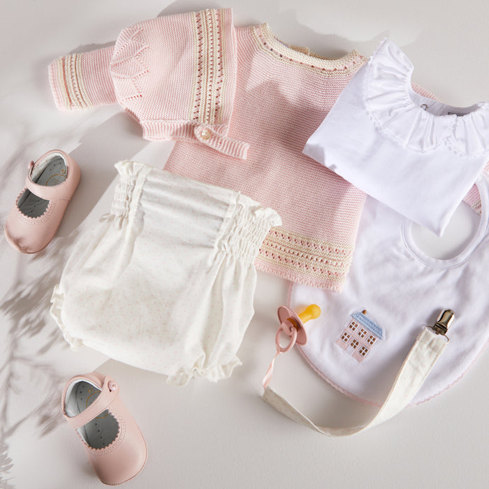 House Embroidered Cotton Bib ACCESSORIES from Pepa London