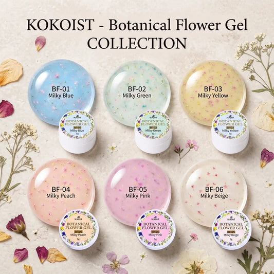 K- Botanical Flower Gel 6pc Series