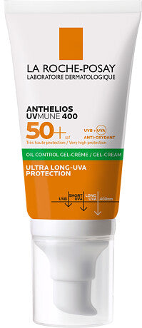 LA ROCHE POSAY  inovacao anthelios uvmune 400 50+ UVB + UVA Antioxidante Oil Control Gel Creme واقي الشمس من لاروش بوزيه