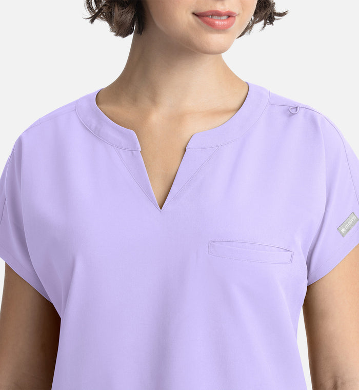 Maevn Momentum Dolman Tuck In Scrub Top
