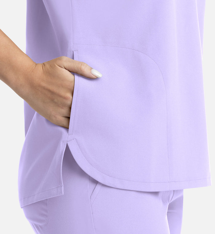 Maevn Momentum Dolman Tuck In Scrub Top