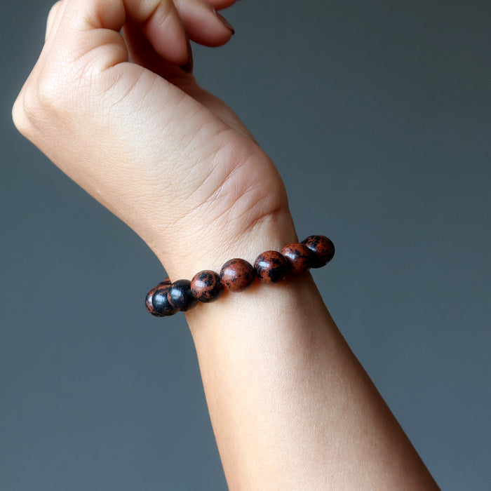 mahogany obsidian bracelet