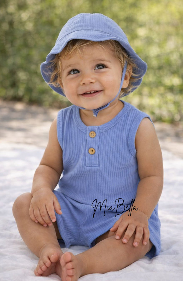 Mayoral Baby Boys Blue Shorts Set & Hat
