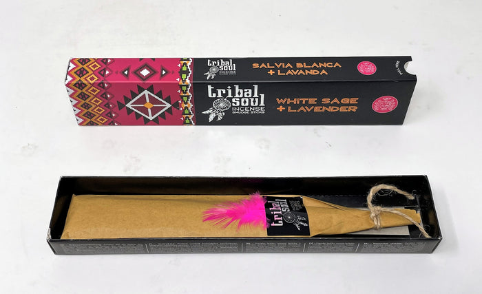 NEW! Tribal Soul White Sage & Lavender Incense Sticks by HD (3 Pack)