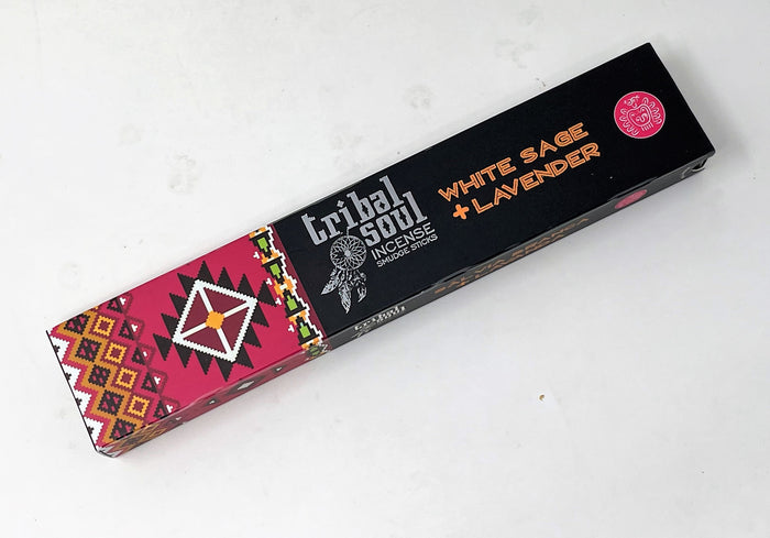 NEW! Tribal Soul White Sage & Lavender Incense Sticks by HD (3 Pack)
