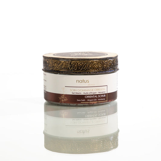 Oriental Scrub (απολεπτιστικό) σώματος με Έλαιο Αργκάν, Θαλασσινό αλάτι και Πορτοκαλοανθό 250ml