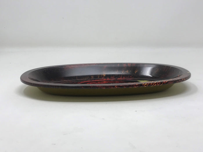 Oval Metal Rolling Tray with Eyeball Design