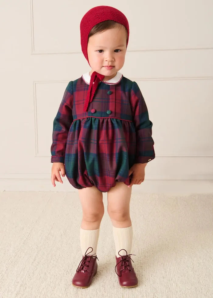 Oxford Baby Booties in Burgundy (20-26EU) SHOES from Pepa London