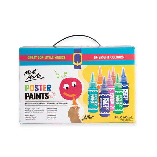 Poster Paints 24pc x 60ml (2 US fl.oz)