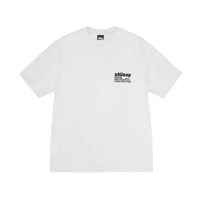 Stüssy DNA Pigment Tee Natural – unisex natural color t-shirt, pigment dyed fabric, Stüssy streetwear brand, casual graphic tee, soft cotton material