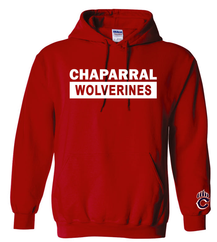 Wolverines Hooded Sweatshirt- 3 Designs-Matte or Glitter