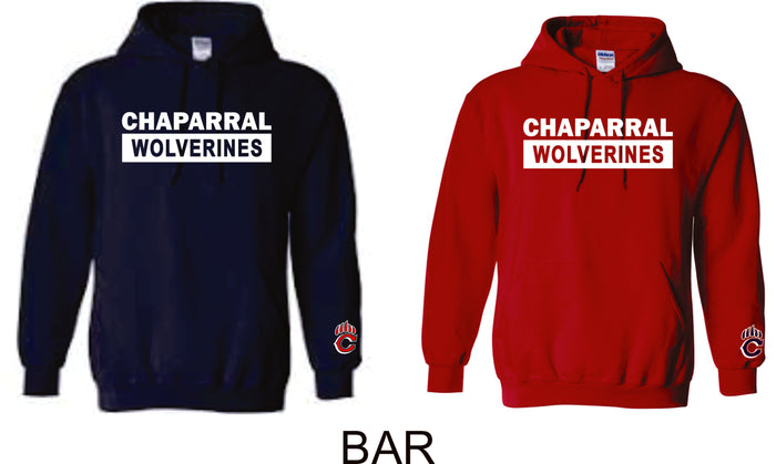 Wolverines Hooded Sweatshirt- 3 Designs-Matte or Glitter